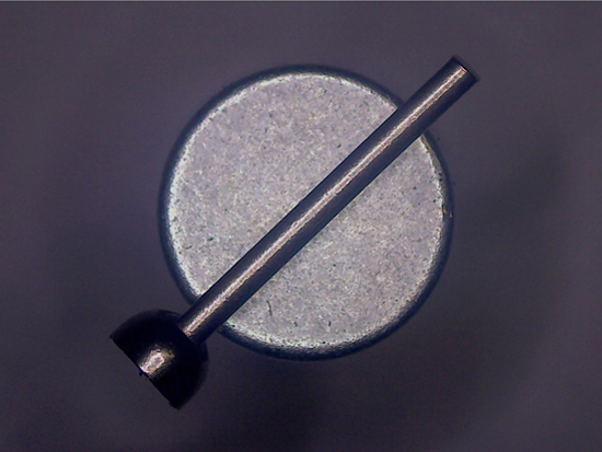 Nickel-coated copper side electrode